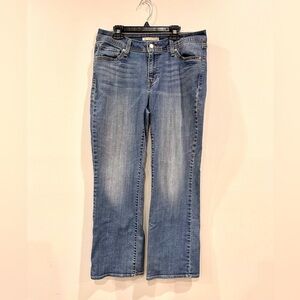 Levi’s 529 Curvy Bootcut Jeans Light Wash Sz 12 | Mid-Rise Stretch